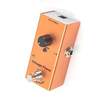 Univerzálny mini gitarový efektový pedál Oranžový True Bypass