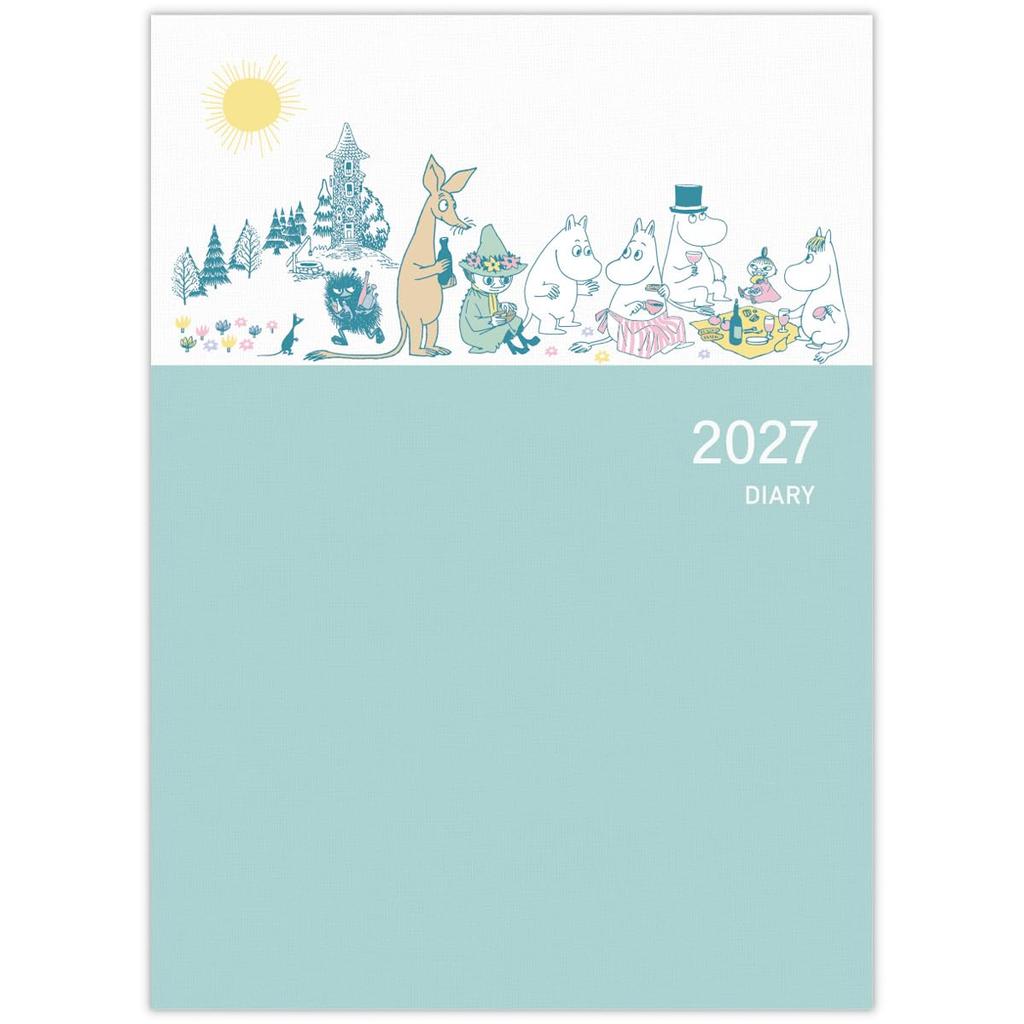 Hallmark Moomin Notebook 2027 A5 Monthly Family 853747 (Starts December 2026)