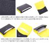 Pelle Morbida Business Card Holder, Black and Yellow, BA305BI-BKYE