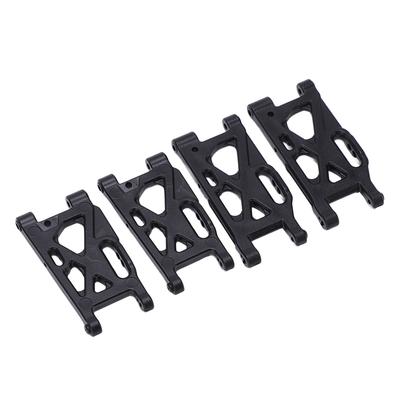 4pcs RC Suspension Arm Front Rear Black Plastic for WLtoys 144001 144002 124019 124018 124017 144010