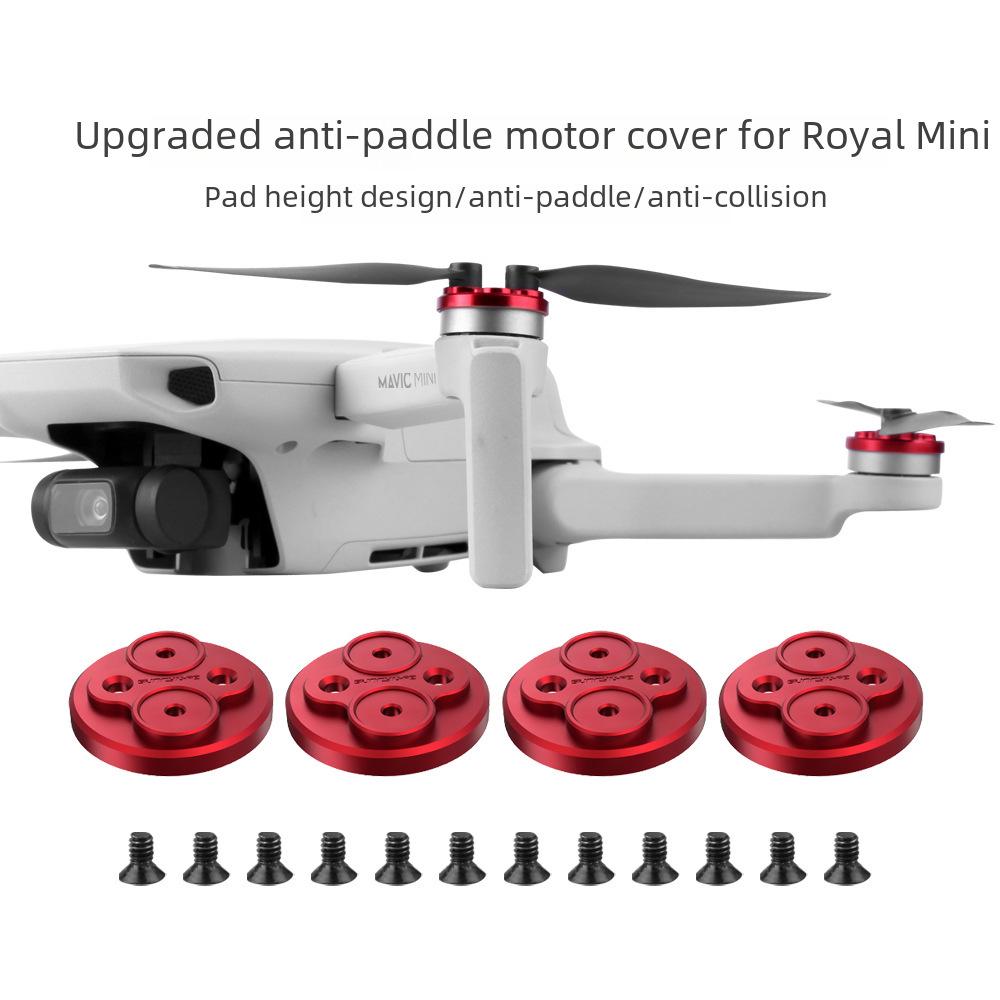 

Sunnylife Mini 4K/2SE Aluminum Anti-Paddle Motor Cover with Upgraded Pad Height Mini 1 Upgrade Red