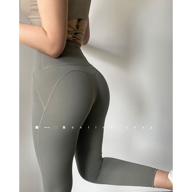 High Waist Hip Lift No Embarrassment Aerobics Belly Contracting Yoga Shorts