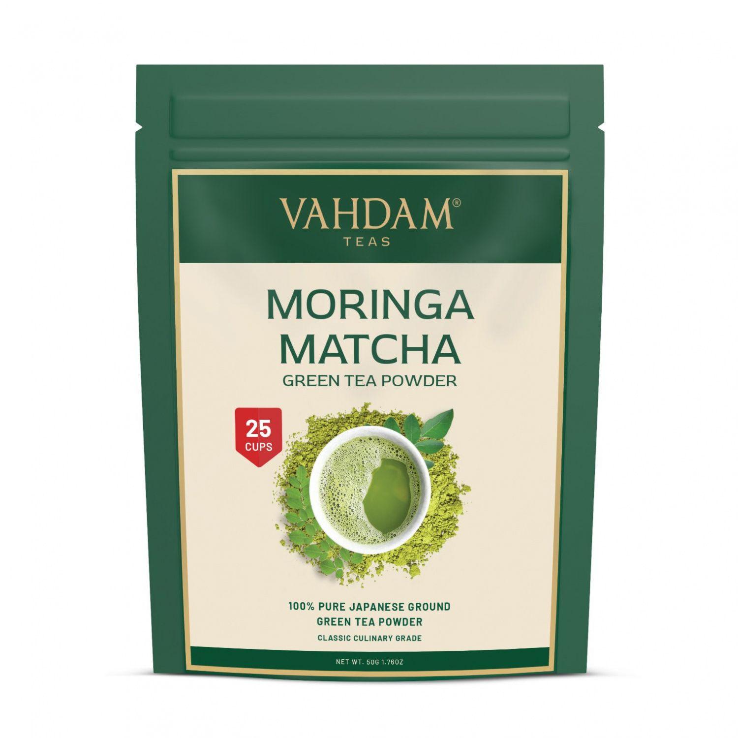 

Чай Матча с Морингой (50 г), Moringa Matcha Green Tea, VAHDAM