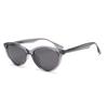 2026 Korean Small Frame Cat-shaped Plate Foot Polarized Sunglasses Trendy Men's and Women's Sunglasses