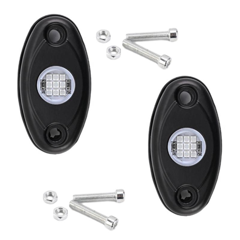 Accesorii Auto Lumini Rock LED 9 LED-uri Lumini Underglow IP67 Impermeabil Lampă Trail Rig pentru Camion Pickups