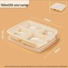 Biodegradable 4-Compartment Takeaway Food Containers with Lids