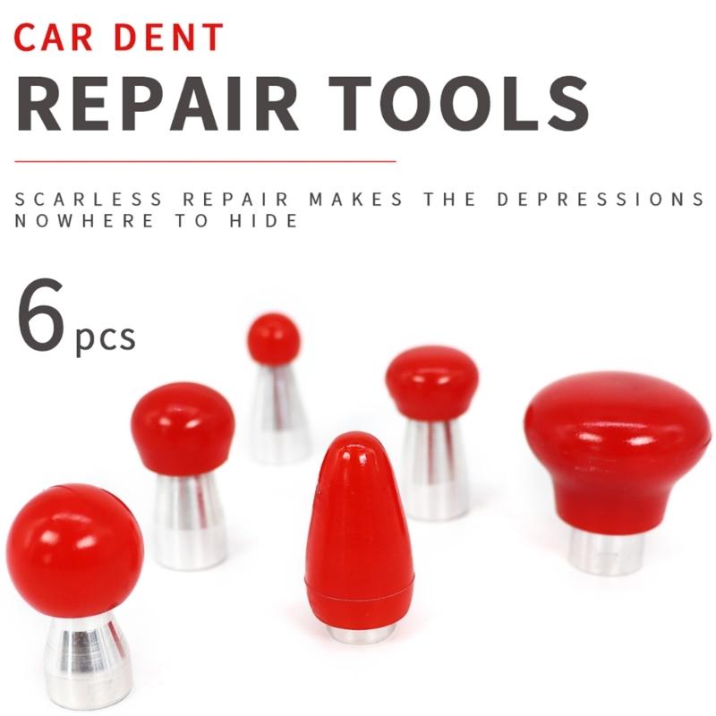 Nástroj na opravu promáčklin auta Příslušenství Odstraňování důlků Vyrovnávací kladiva Náhradní hlavy Barva Poklepávací pero Hlava pera