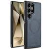 EUCAGR Luxury PU Leather Magnetic Wireless Charging Phone Case For Samsung Galaxy S26 Ultra/S25/S24/S23/S22/S21/S20FE Back Cover