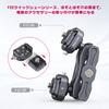 ULANZI F22 Magic Quick Release Double Ball Head with Adapter with Screws On Both Adjustable Monitor 5kg Weight Aluminum Alloy Compatible with LED Fill