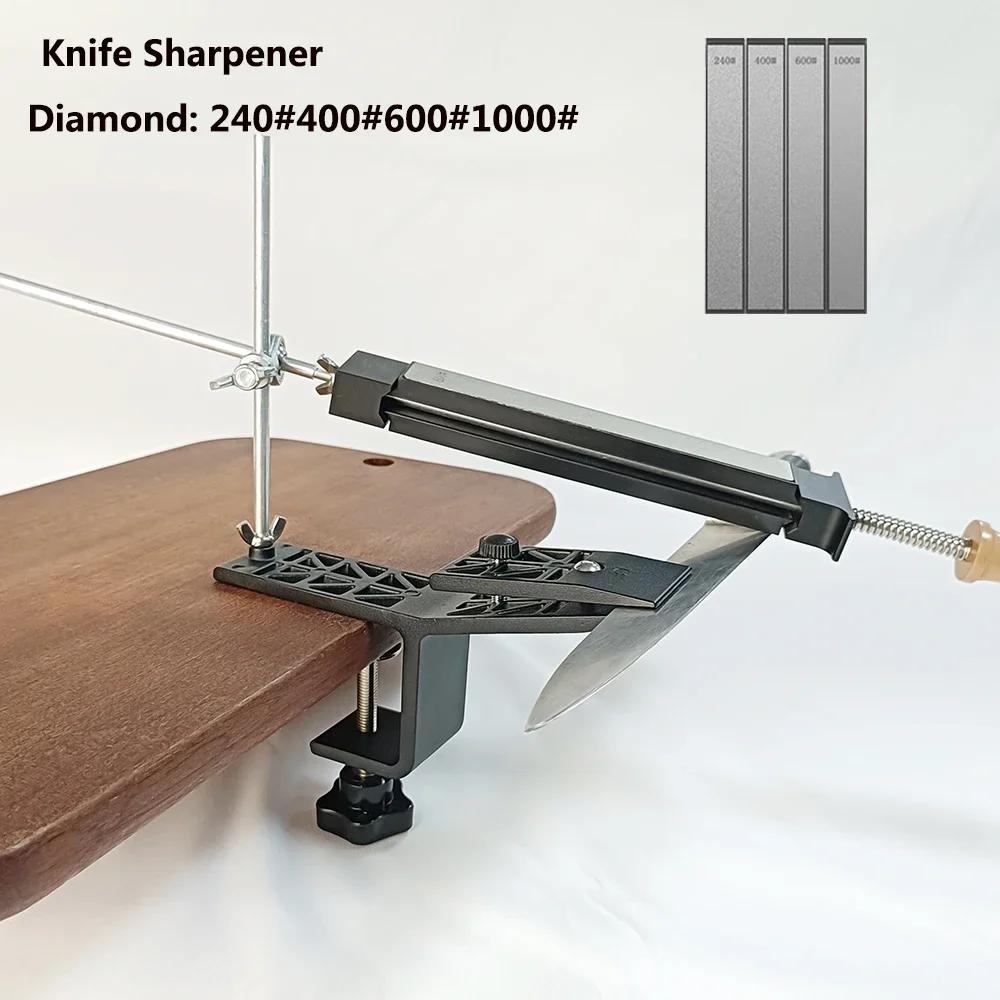2024 NEU Professioneller Messerschärfer mit festem Winkelschärfer für Messer Diamant-Schleifstein Küchenschleifwerkzeuge Schleifstein
