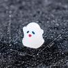 Glowing Mini Ghost Figurine 10Pcs Resin Craft Ornament for Halloween Fairy Garden Desktop Home Party Decor
