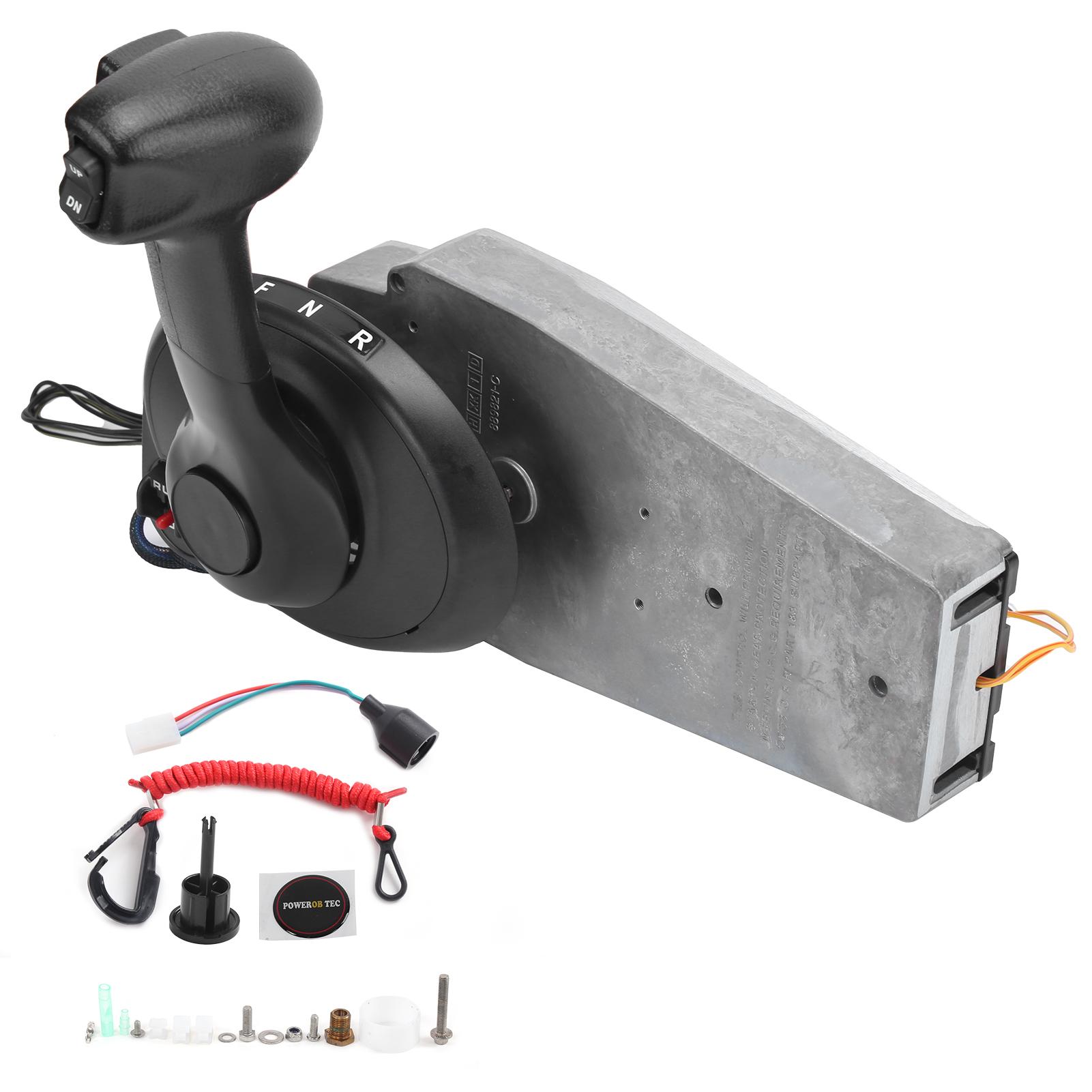 38pcs Outboard Engine Remote Control Box Kit 8M0011213 Aluminum Alloy for Mariner