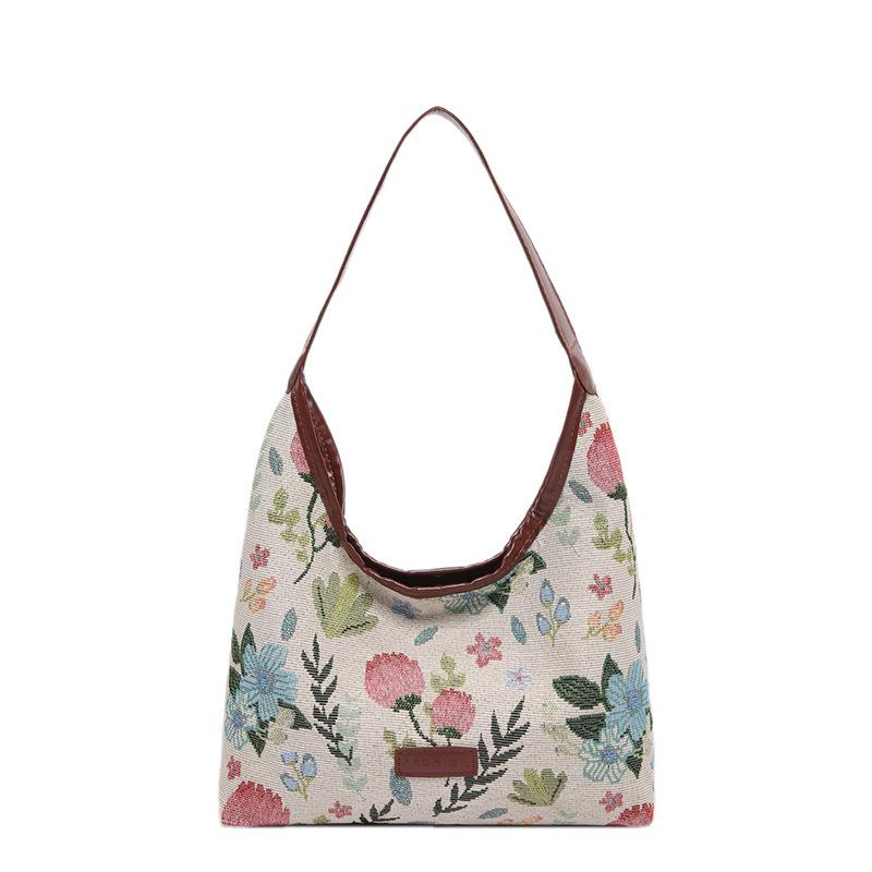 One-shoulder Handbag for Women's Popular Casual New Large Capacity Korean Version Commuting Casual Simple Tote Bag for Women