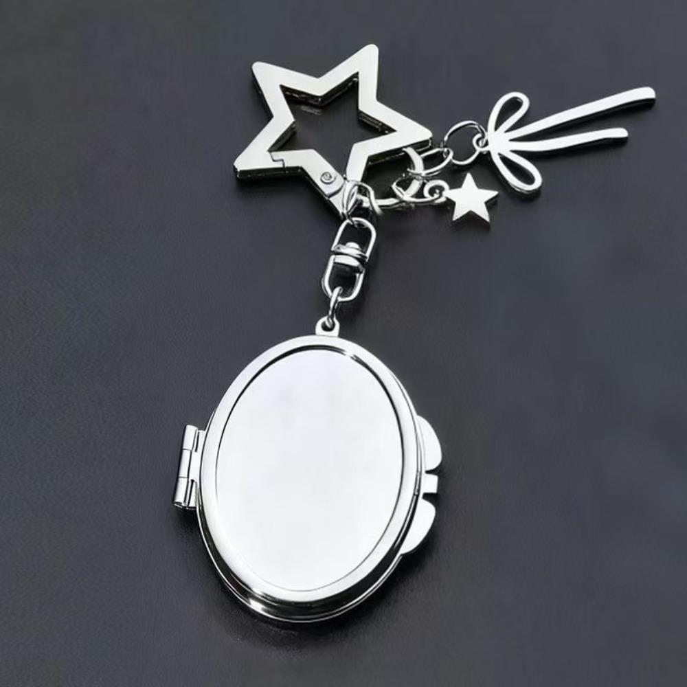 Interchangeable Lip Balm Bag Key Chain Stainless Steel Lip Balm Keychain Star 1