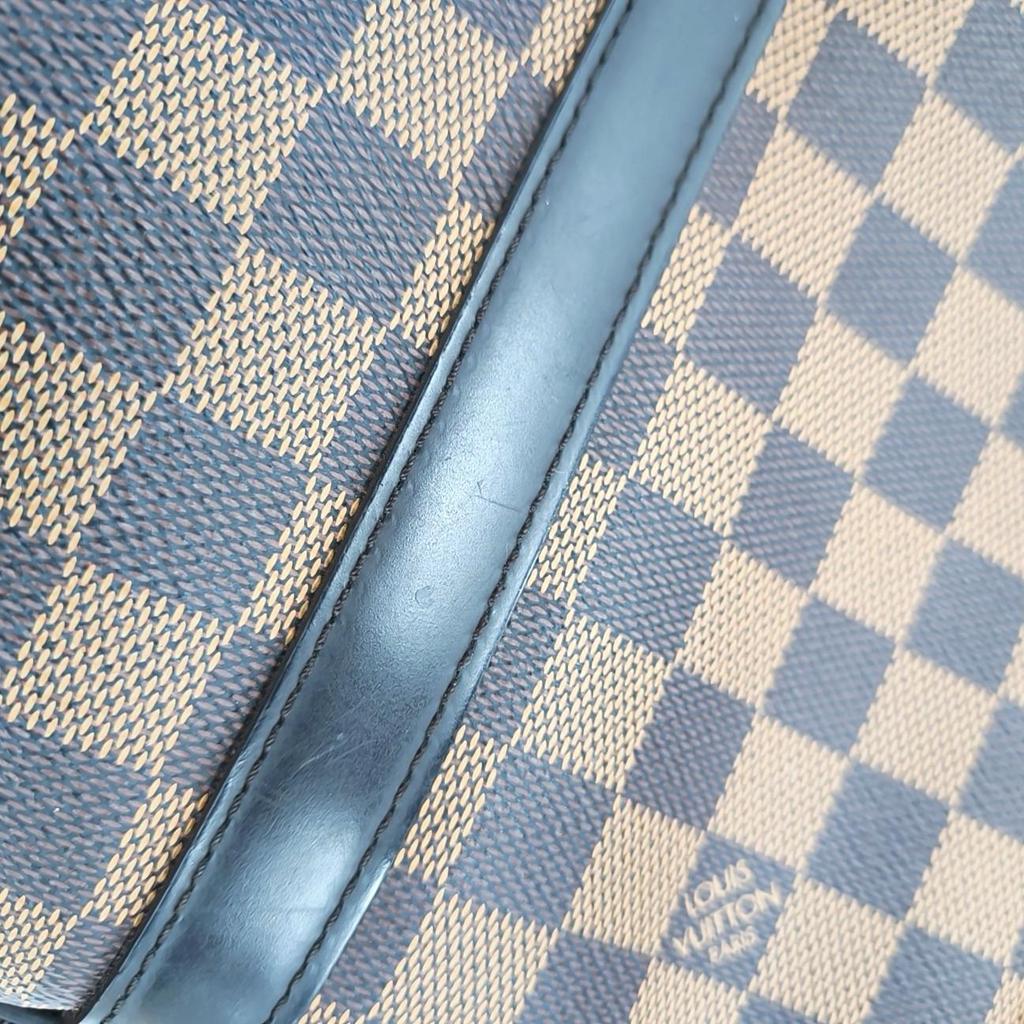[Pre-Owned] Document Holder Travel Classic Monogram Commuter Canvas Briefcase Laptop Bag Shoulder Crossbody Tote Small - Very Good #NFZ089