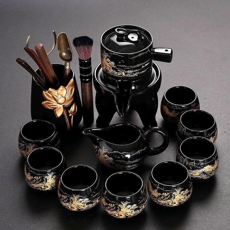 Japanese Style Ceramic Automatic Kung Fu Tea Set