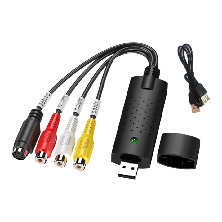 

USB 2.0 Video Capture Card Acquisition Card Adapter for Easily Connection of Analog Device to PC Enhancing Clarities 1