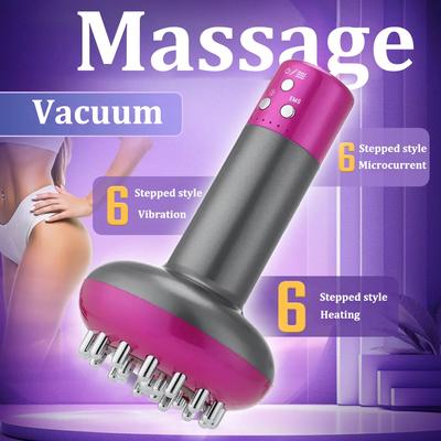 Massageador Elétrico de Gua Sha Escova de Massagem Meridianos Máquina de Drenagem Linfática Aquecimento Microcorrente Massajador Corporal Costas Anti Celulite