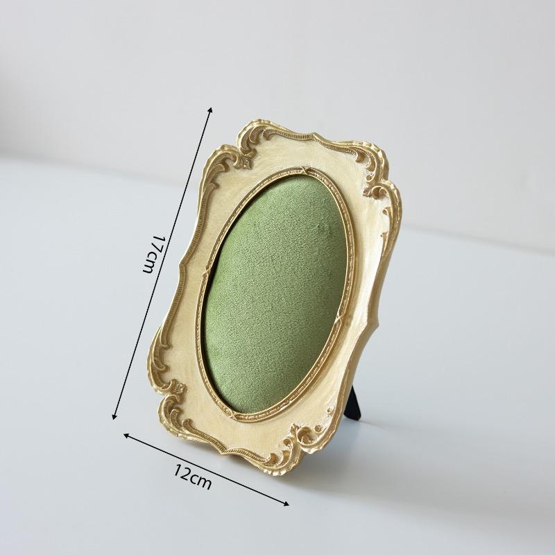 Vintage Jewelry Display Stand Photo Frame Necklace Earrings Display Rack Counter Ring Storage Rack Live Streaming Shooting Props