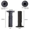 NIBBI Motorcycle Hand Grips, 7/8" 22mm 24mm Dirt Bike Grips, Universal Motorcycle Handlebar Grips,