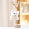 Bow Tied Adorable Dessert Bear Plush Keychain Cookie Themed Stuffed Toy Keyring