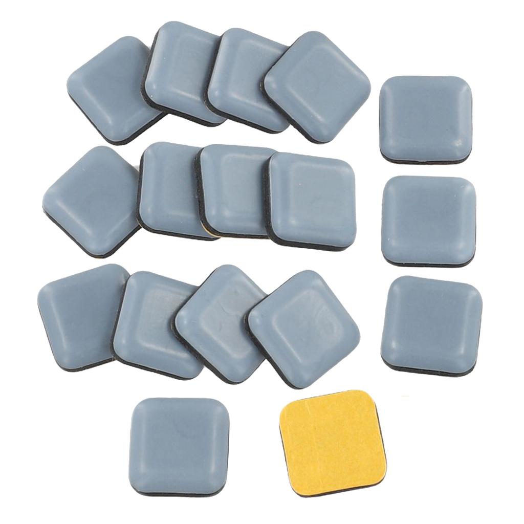 Easy Glide Furniture Gliders Self Adhesive Sliders Floor Mover Pads Blue