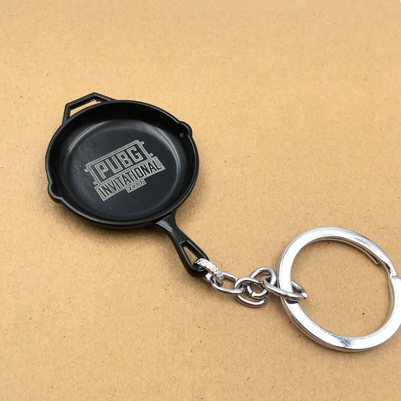

Battlegrounds Playerunknowns Сковорода Ожерелье Кулон Брелок Украшение Подарок Keychain Black