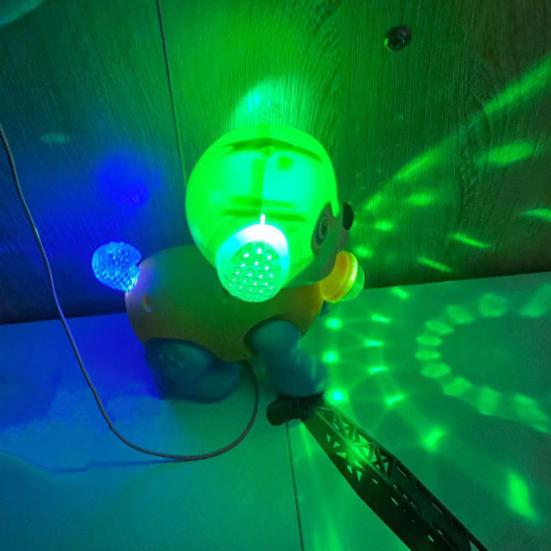 Colorful Projection Light Music Glowing Toy Cartoon Electronic Dancing Lion Dog Rabbit Toy