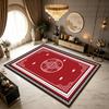European Style Oriental Light Luxury Dining Room Carpet Non-slip Plush Living Room Rug Washable Soft Decoration Home Mat Bedside