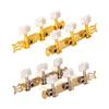 1 Pair Guitar Tuning Pegs Guitar Repairing Component Suitable for Acoustic and Electric Guitars with Metal Construction