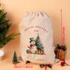 Personalisierter Weihnachts-Nikolaussack Frohe Weihnachten Heimdeko Heiligabend Geschenk Geschenktasche Heiligabend-Tasche Weihnachtsmann Neujahr