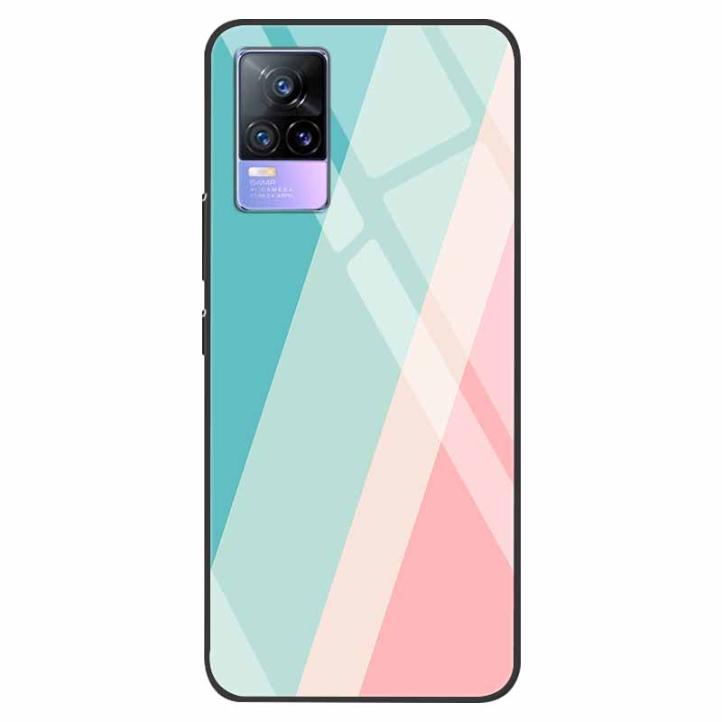 For VivoV21 5G Tempered Glass Case for Vivo V21 5G Soft Bumper Hard Funda For Vivo X60 Pro Global Phone Case X60 5G 2021 Cover