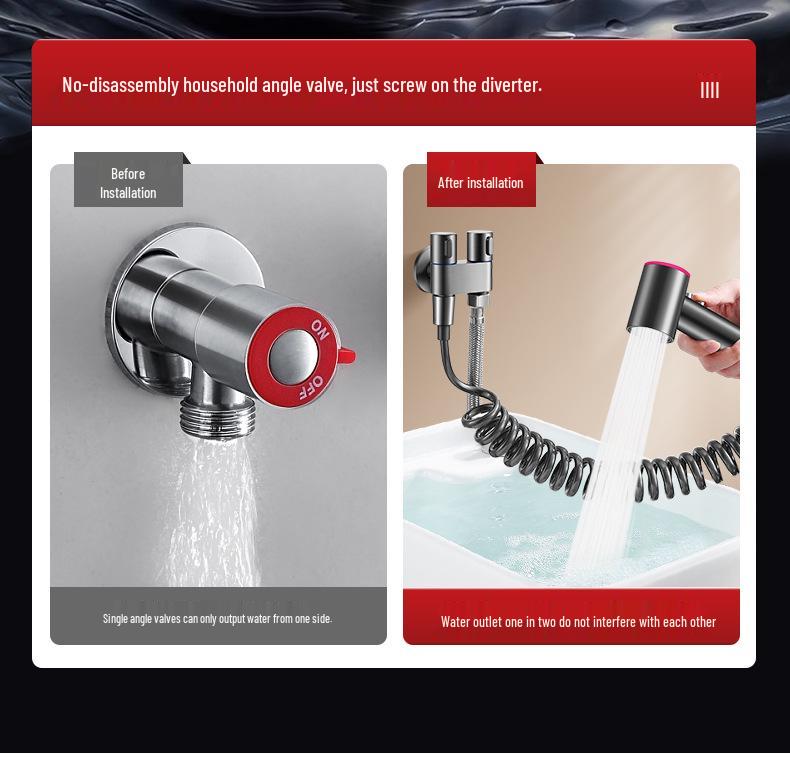 Hochdruck Bidet Sprühpistole für Toilette & Badezimmer