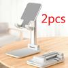 2pcs New Desk Mobile Phone Holder Stand For iPhone iPad Xiaomi Adjustable Desktop Tablet Holder Universal Table Cell Phone Stand