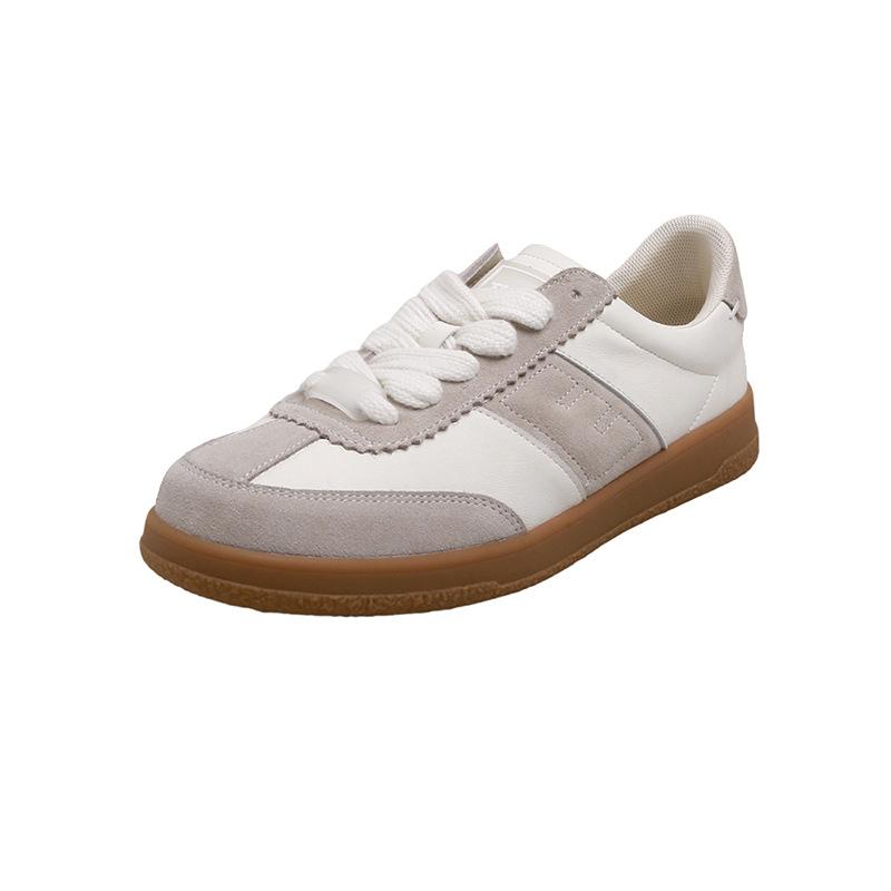 

Кожаная EPT ретро женская обувь весна новая плоская подошва женская универсальная повседневная спортивная обувь белая обувь 35