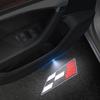 Rennflaggen-Logo Kabelloser Courtesy-Türprojektor LED-Willkommensleuchten für Seat Leon Ibiza Arona Ateca Toledo Mii Alteca Dekor
