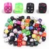 50pcs/lot 8mm Square Acrylic Dice Beads Colorful Loose Spacer Cube Beads For Jewelry Making DIY Phone Chain Bracelet Accessories