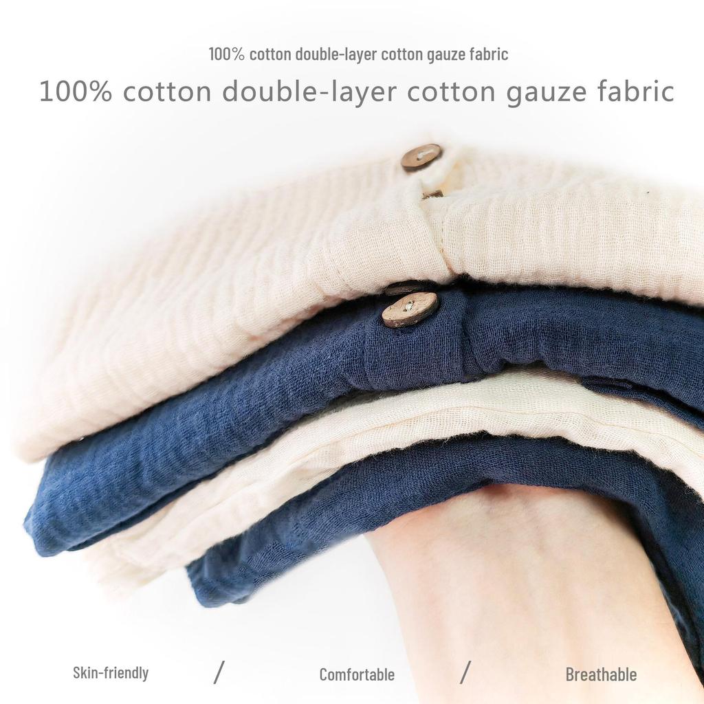 Danish-Style Kids' Summer Pajamas: Cotton Short-Sleeve Shirt & Shorts Set