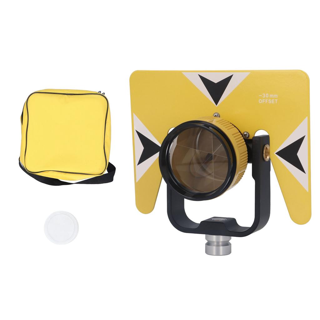Surveying Prism Yellow Optical Glass Land Surveying Equipment with Storage Bag for SOKKIA 58in X