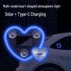 BYD Han Car Solar Heart Neon Light Wireless Decor
