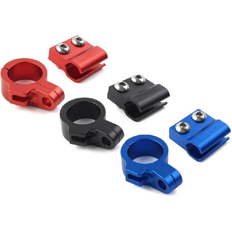 GZYF Red Motorcycle Front Brake Cable Clamp, Aluminum Brake Hose Clamp for HONDA CR80R/85R, CR125R/250R, CRF150R-450R