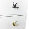 Meubeldecoratie Kasten Handvat Zwaluw Zilver