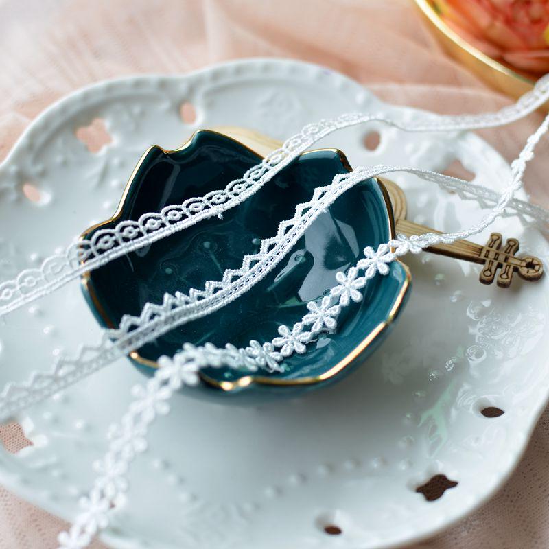 Mini Embroidered Lace Trimming for Doll Clothes - Fine Water Soluble Material
