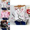 Off Shoulder Women Floral Tops Ladies Summer Loose T Shirt Blouse Size Plus Chiffon Blouse