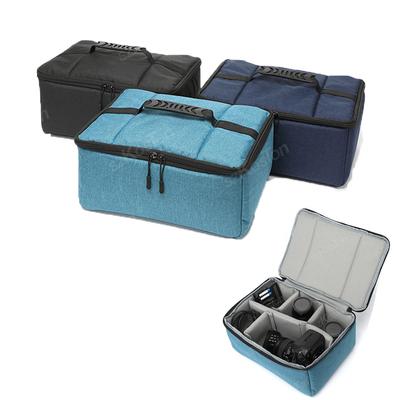 Waterproof Camera Bag Oxford Insert Photography Organizer Removable Partition Dividers Storage Case Fit Canon Nikon Sony DSLR