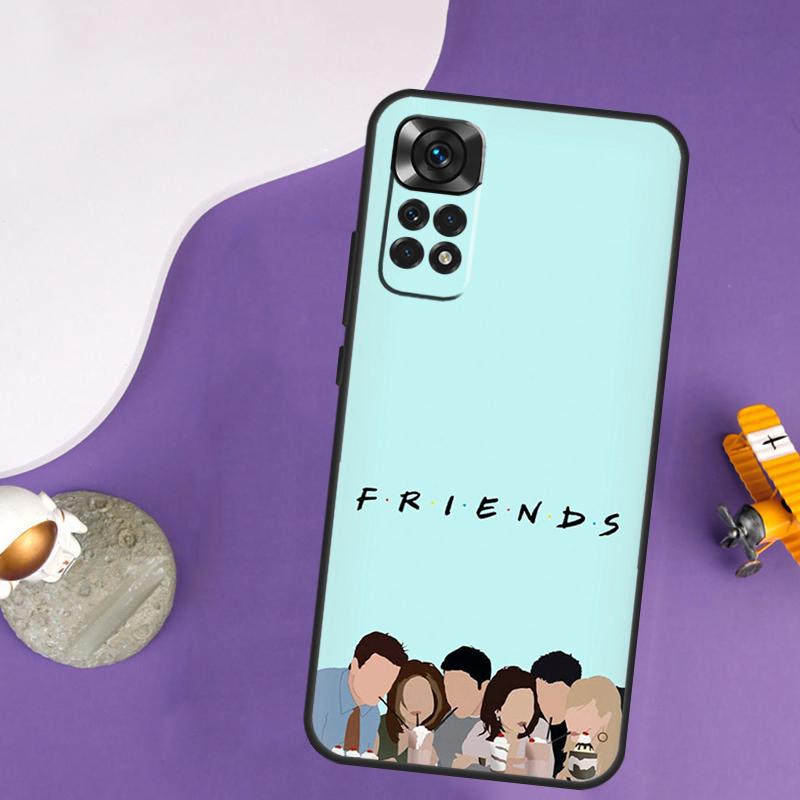 Friends TV Case For Xiaomi Redmi Note 13 Pro 14 12 9 10 11 Pro 10S 11S 12S Redmi 13C 14C 10C 12C Cover