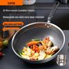 SUPOR 32cm Micro-Engraved Honeycomb Non-stick Wok