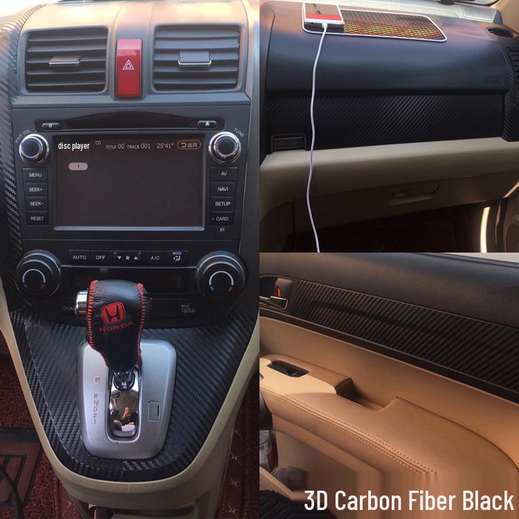 Kohlefaser Schaltpanel Aufkleber für 07-11 CR-V Innenraummodifikationen