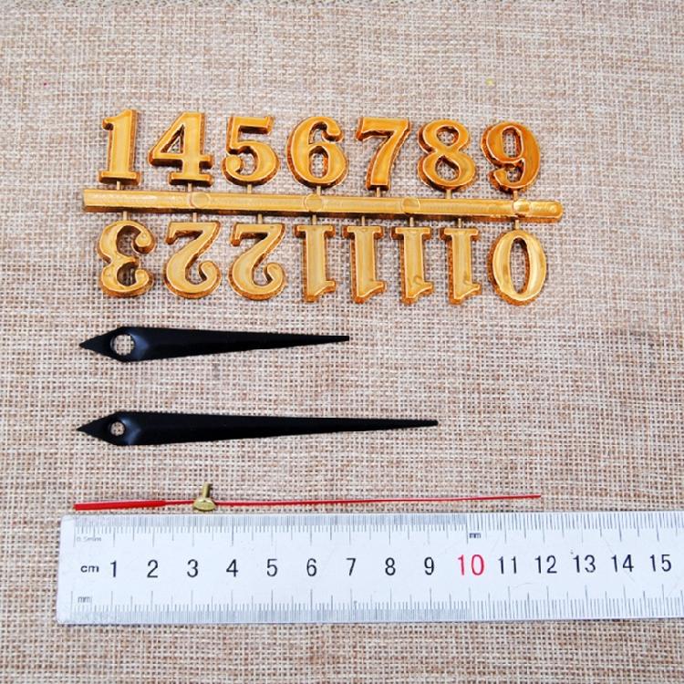 DIY Clock Number Arabic Roman Numerals Digital Clocks Needle Hands Clock Sticker