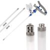 Veterinary Syringe Extended Injection Tube Continuous Syringe Injection Extension Rod Pig Cow Sheep Horse Syringe Vaccine Device